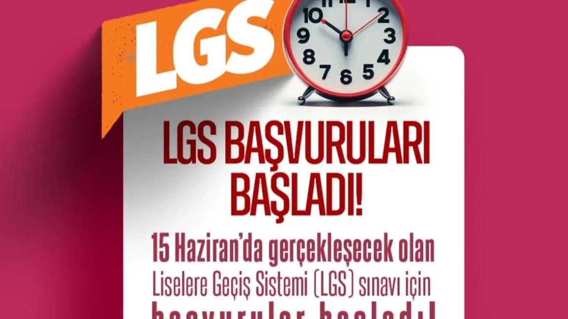 LGS BAŞVURULARI BAŞLADI 