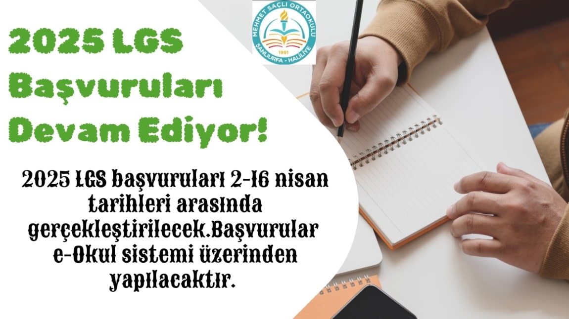 LGS BAŞVURULARI DEVAM EDİYOR 